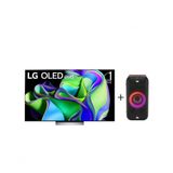 Combo Smart Tv Lg Oled Evo C3 65 4k, 2023 + Caixa De Som Portátil Lg Xboom Xl5