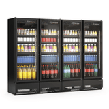 Refrigerador/ Expositor Vertical Conveniência Gcvr-1950 Cb Pr Gelopar - Preto 1979l Iluminação Led 0° A +7°c 220v Gelopar