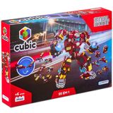 Blocos De Montar Cubic 25 Em 1 Steel Robot 575 Peças - Multikids Multikids