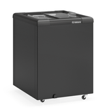 Freezer/conservador Horizontal Ghd-130 Lb Pr Gelopar- All Black 130l Ar Forçado Iluminação Led -16° A -20°c 110v Gelopar