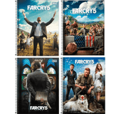 Caderno Espiral Capa Dura 1 Matéria - 80 Folhas - Far Cry 5 - Tilibra Tilibra