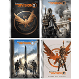 Caderno Espiral Capa Dura 1 Matéria - 80 Folhas - The Division 2 - Tilibra Tilibra