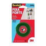 Fita Dupla Face 3m Scotch Fixa Forte Transparente 19mm X 2 Metros