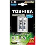 Carregador De Pilha Usb Tnhc-6gme2 Cb (c-2 Pilhas Aa 2000 Mah) Toshiba