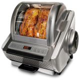 Churrasqueira Eletrica Grill Rotisserie Com Controle De Temperatura, 110v, Ronco, Cinza