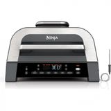 Grill Eletrico Com Funcao Airfryer 6 Em 1 E Controle Digital Inteligente, Ninja Dg551, 110v 1760w, Prata