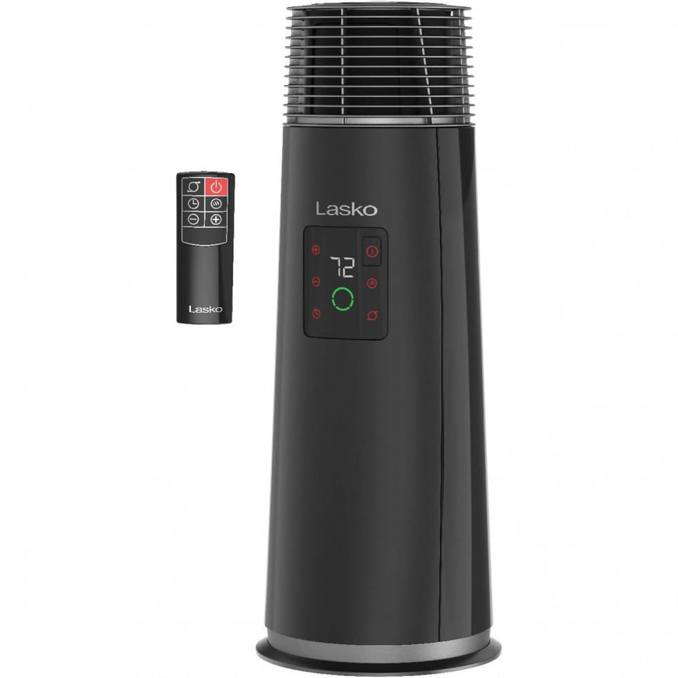 Aquecedor Eletrico De Ceramica Com 3 Modos E Protecao Contra Tombamento, 1500w 110v, Lasko Ct24362, Preto