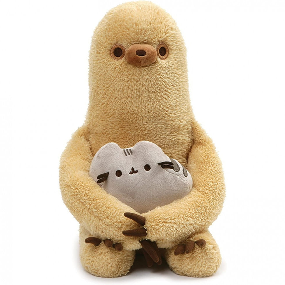 Pelucia Bicho Preguica E Pusheen 33 Para Criancas Maiores De 1 Ano, E, Gund 4061309 6050644, Marrom