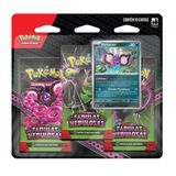 Pokemon Blister Triplo Escarlete E Violeta Fábulas Nebulosas Pecharunt Tcg Triple Pack Cards Copag