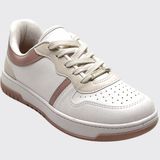 Tenis Feminino Urban Casual Recorte Cadarço Vizzano 1419.202.7286 - Branco/branco Off/rosa - 36