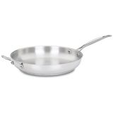 Frigideira Em Aço Inoxidável De 30 Cm Com Alça Auxiliar, Cuisinart Chef&#39;s-classic 722-30h, Prata