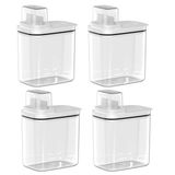 4x Dispenser Sabão Liquido Amaciante Lavanderia 1,5l - Ou