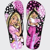 Chinelo De Dedo Infantil Meninas Ipanema Barbie Meu Encanto 27291 - Preto/rosa - 31