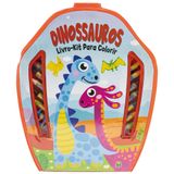 Livro-kit Para Colorir: Dinossauros