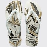 Chinelo Masculino De Dedo Casual Havaianas Aloha 4111355 Branco N° 41