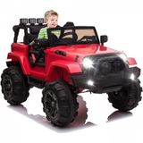 Carro Elétrico Infantil A Bateria 12v Com Mp3, Suspensão De Mola E Controle Remoto, Ottaro, Vermelho