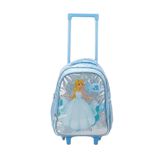 Mochila Escolar De Rodas Rainha Da Neve Glitter Iql2400200