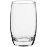 Jogo 6 Copos Drink Baixo Home&amp;co Vidro 390ml 12x6x6cm Transparente
