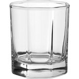 Jogo 6 Copos Drink Baixo Home&amp;co Vidro 200ml 8x7x7cm Transparente