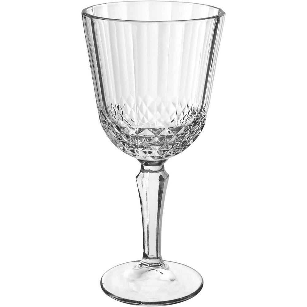 Jogo 6 Taças Água Vinho Home&amp;co Eco Crystal 300ml 18x9x9cm Transparente