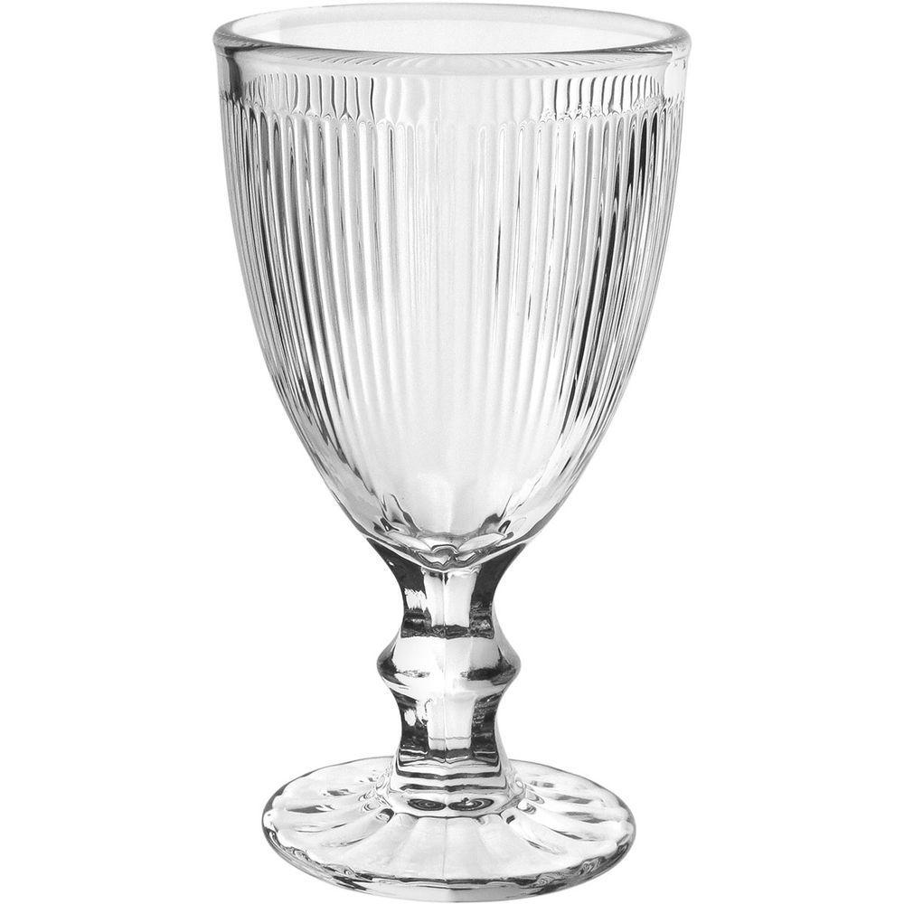 Jogo 6 Taças Água Vinho Home&amp;co Eco Crystal 260ml 16x8x8cm Transparente