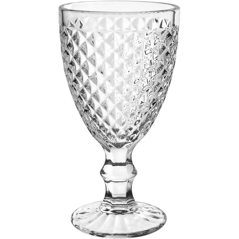 Jogo 6 Taças Água Vinho Home&amp;co Eco Crystal 260ml 16x8x8cm Transparente