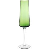 Jogo 2 Taças Champanhe Home&amp;co Latour Vidro 210ml 26x7x7cm Verde