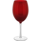 Jogo 2 Taças Água Vinho Home&amp;co Opus Vidro 590ml 23x9x9cm Vermelho