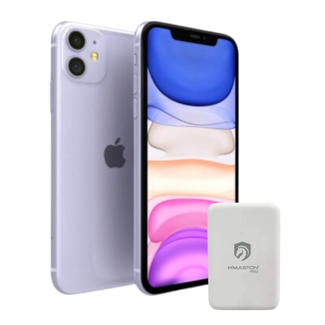 Celular Iphone 11 Apple Purple 128gb Vitrine Com Powerbank Magnetico