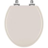 Assento Sanitário Soft Close Convencional Oval Visone Para Vaso Ideal Standard