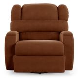 Poltrona Do Papai Reclinável Kalie Glider Giratória Fh9 Veludo Terracota - Mpozenato