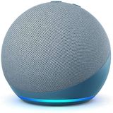 Smart Speaker Amazon Echo Dot 4 Geração Com Alexa Cor:azul