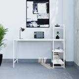 Mesa Para Escritório Office Estilo Industrial 120cm Kuadra Compace