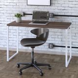 Mesa Para Escritório Office Estilo Industrial 120cm Kuadra