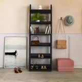 Estante para Livros 6 Prateleiras Floripa Artely Preto