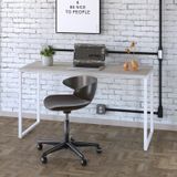 Mesa Para Escritório Office Estilo Industrial 135cm Kuadra