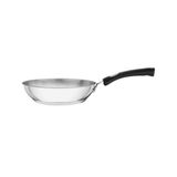 Frigideira Tramontina Solar Silicone Rasa Em Aço Inox Fundo Triplo Com Cabo De Silicone 20 Cm 1,3 L