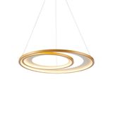 Lustre Pendente Nordecor Zahal 2505 Dourado Led Bivolt