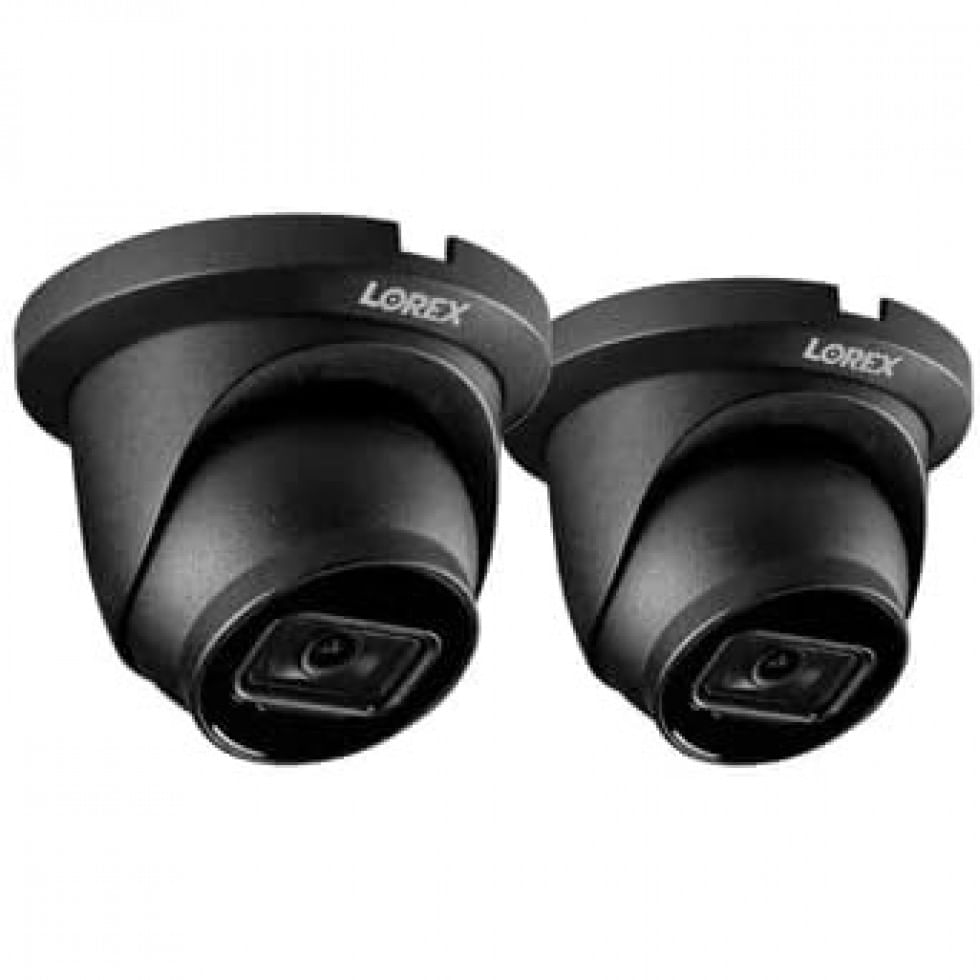 Camera De Seguranca Lorex Lne9242b 2pk W 4k 8mp Com Audio, Escuta E Gravacao Em Tempo Real, 2 Pecas