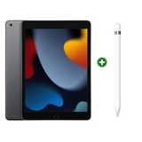 Apple Ipad 9th Geração 64gb Space Gray - A2602 Com Apple Pencil 1ª Geração Mqly3am/a