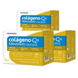 Kit 3 Colágeno Verisol Sachê + Q10 Maxinutri Manga Maracujá