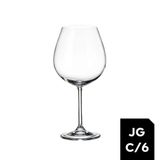 Jogo 6 Taças Cristal Ecologico Degustação 650ml Bohemia