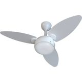 Ventilador De Teto Ventisol Elluz 3 Pás Branco Bivolt