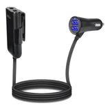 10 Carregador Extensivo Carro Automotivo Veicular 4 Usb