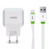 Carregador Celular E Fonte Usb 2.4a Duplo Usb Kaidi Kd 605