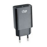 Carregador de Tomada 2 USB I2GO Plus Preto