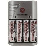 Carregador Mox Mo Cb734 Para Pilhas Recarregaveis Aa Aaa Com 4 Pilhas (bivolt)