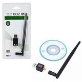 Adaptador/receptor Wireless Wifi Usb Com A Antena (antena Wifi)