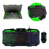 Kit Gamer Xzone Teclado Mouse Gamer Led C/fio Gtc-01