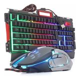 Teclado E Mouse Gamer Exbom Rgb Bk-g3000